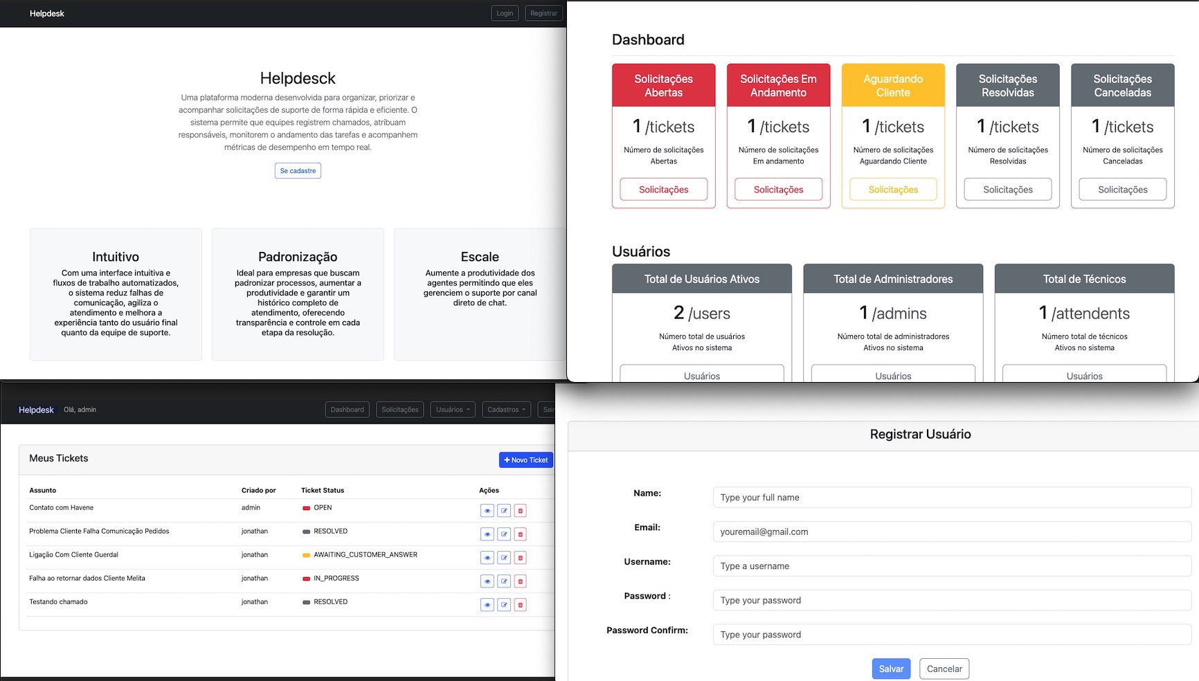 HelpDesk Web